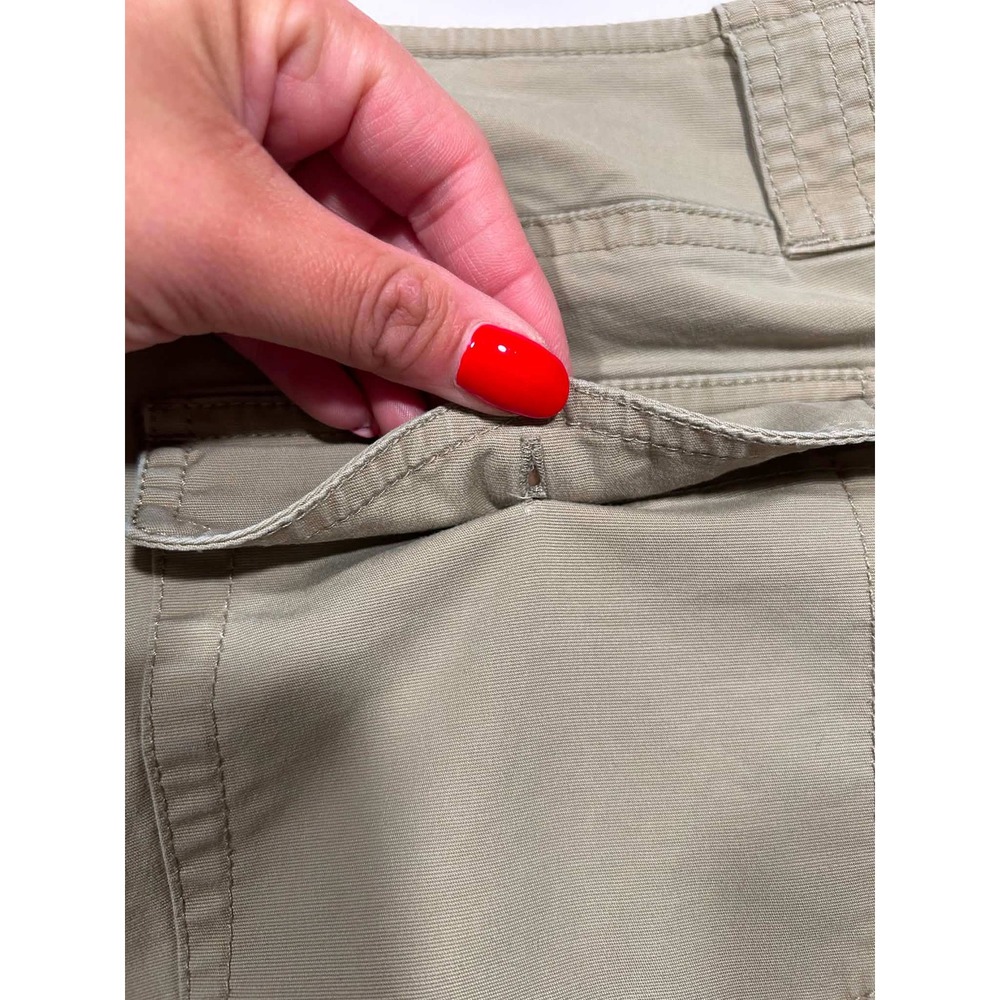 Pendleton Womens Khaki Cotton Stretch Straight Leg Utility Pants Size 16 Khaki - Picture 10 of 11
